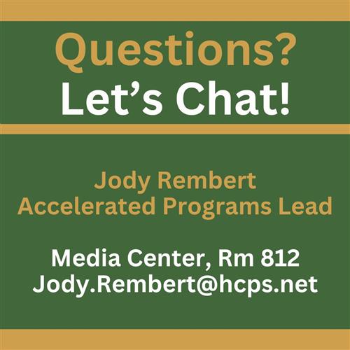 Contact Information for Jody Rembert